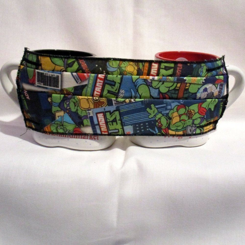 Handcrafted Face Mask Ninja Turtles - Picture 4 of 5